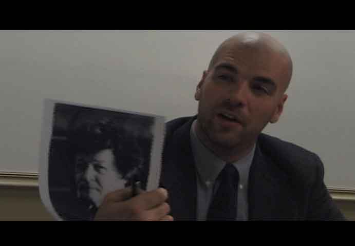Jayson Argento as Agent Simms in "Project Hex".